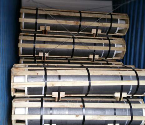 High Power Hp Graphite Electrode Round Bar Bentuk Diameter 75-600mm