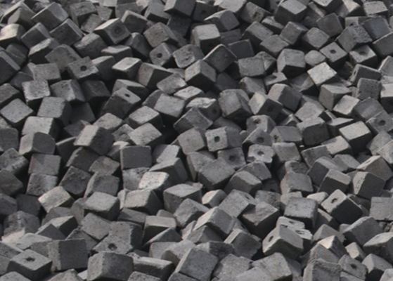 High Anti Crush Strength Low Ash Coke, Bahan Kokas Berbentuk Kubik