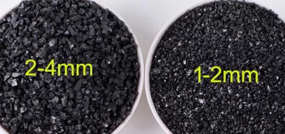 Ukuran Khusus Carbon Additive Anthracite Coal Powder 1300-1400 ℃ Suhu Kerja
