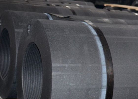 Elektroda Batang Grafit Diameter Besar Untuk Tungku Busur Warna Hitam
