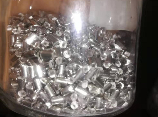 High Purity Metal Alloy Al Granule Aluminium Cut Wire Shot Untuk Perawatan Permukaan