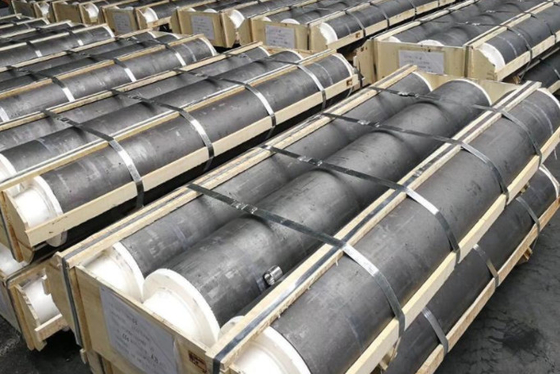 Industri Bahan Baku Elektroda Grafit UHP Untuk Tungku Busur Tahanan Rendah