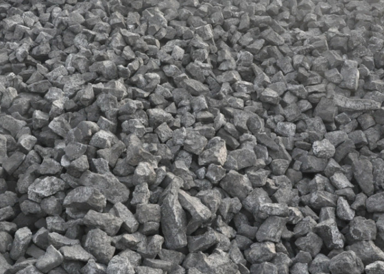Kokas Metalurgi Karbon Tetap Tinggi 10-25mm 5-15mm 15-30mm Untuk Pabrik Baja